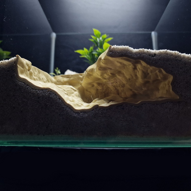 Aquarium Fish Hide - 3D Printed High Sim Natural Rock