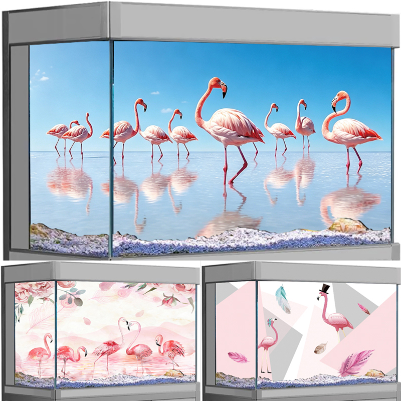 Aquarium Fish Wallpaper Hd - 3D Aquarium Background Sticker, HD Pink