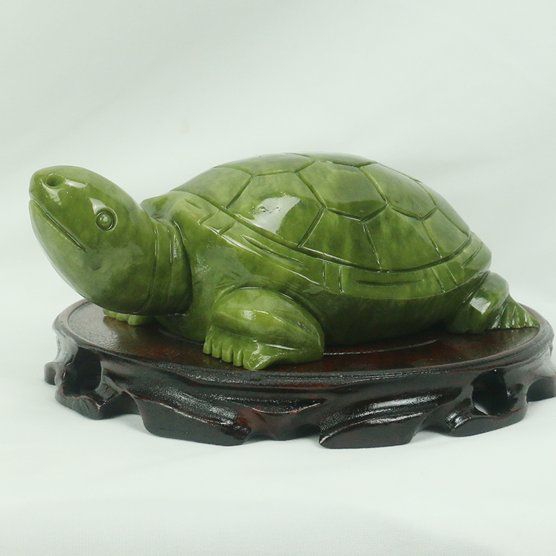 Natural Jade/turtle Sculpture/ - Aquarium Fish Cichlid review and price
