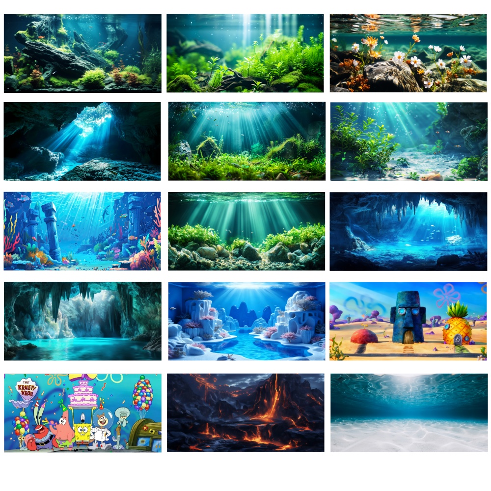 Aquarium Background Sticker 80 - Aquarium Fish Wallpaper Hd review and price