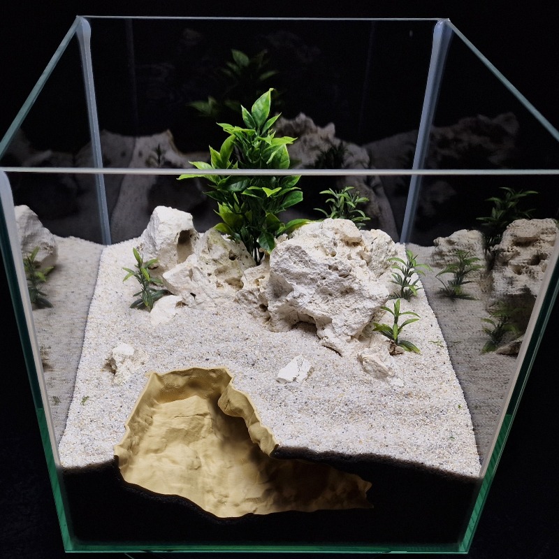 3D Printed High Sim Natural Ro - Aquarium Fish Hide review and price