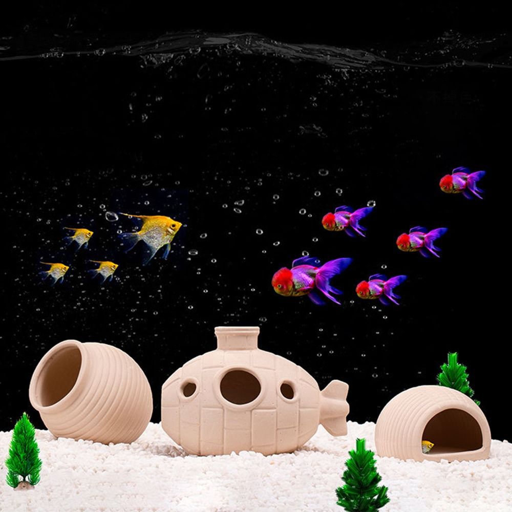 Ceramic Aquarium Shrimp Hideaw - Aquarium Fish Hide review and price