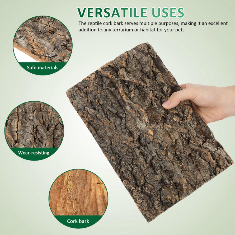 1pc Cork Bark Reptile Climbing - Aquarium Fish Dragon review and price
