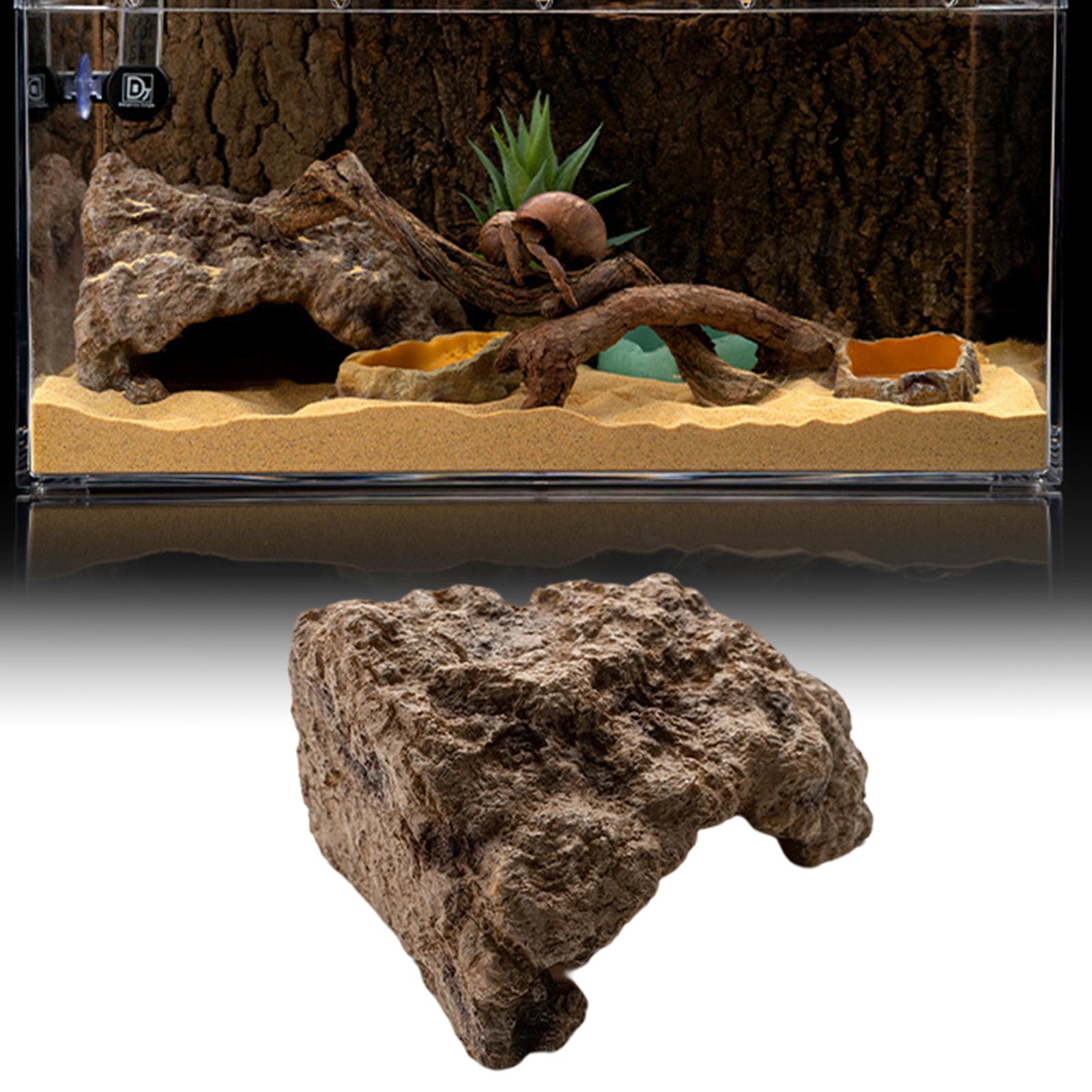 Resin Reptile Hide Cave Artifi - Aquarium Fish Hide review and price