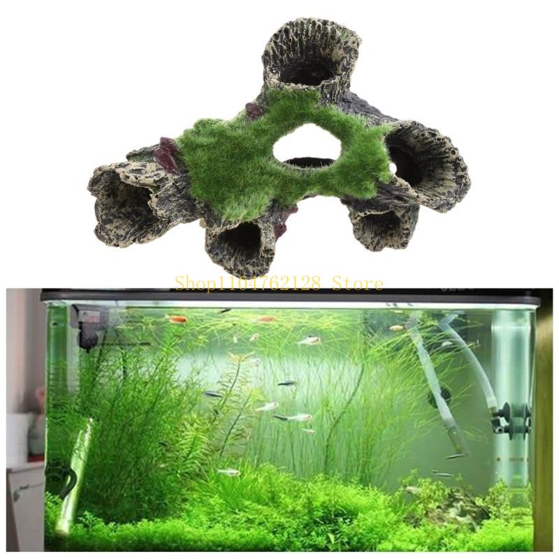 Aquarium Resin Cave Moss Tree  - Aquarium Fish For Sale review and price
