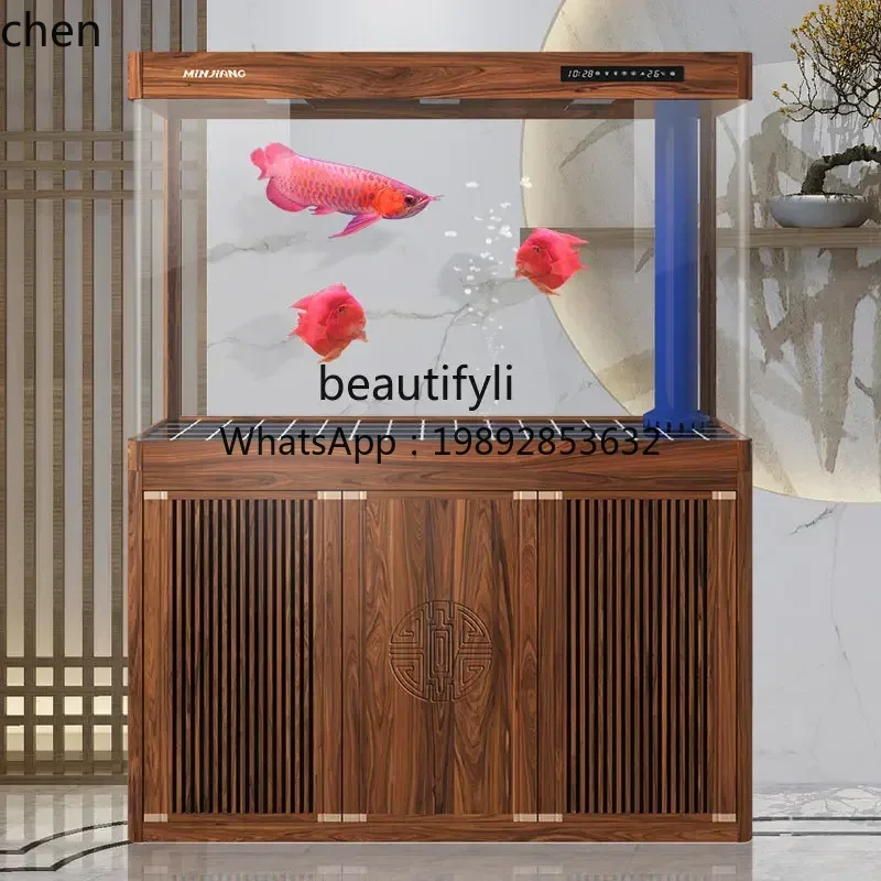 YFY  living room floor-to-ceil - Aquarium Fish Dragon review and price