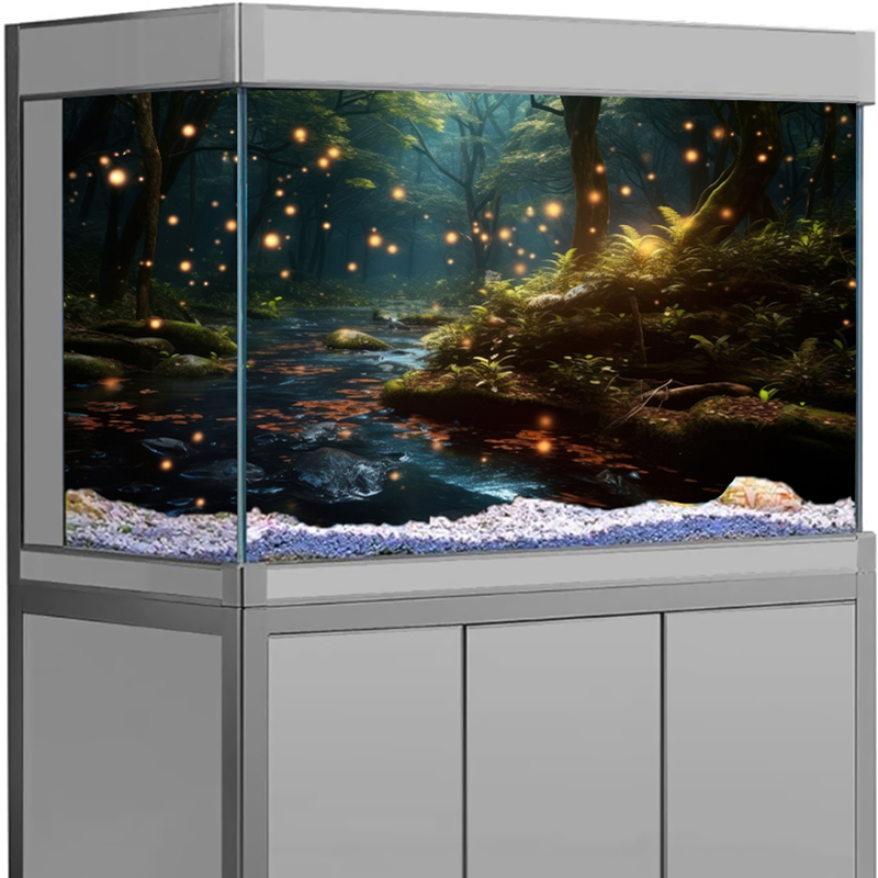 Enchanted Forest Aquarium Back - Aquarium Fish Wallpaper Hd review and price