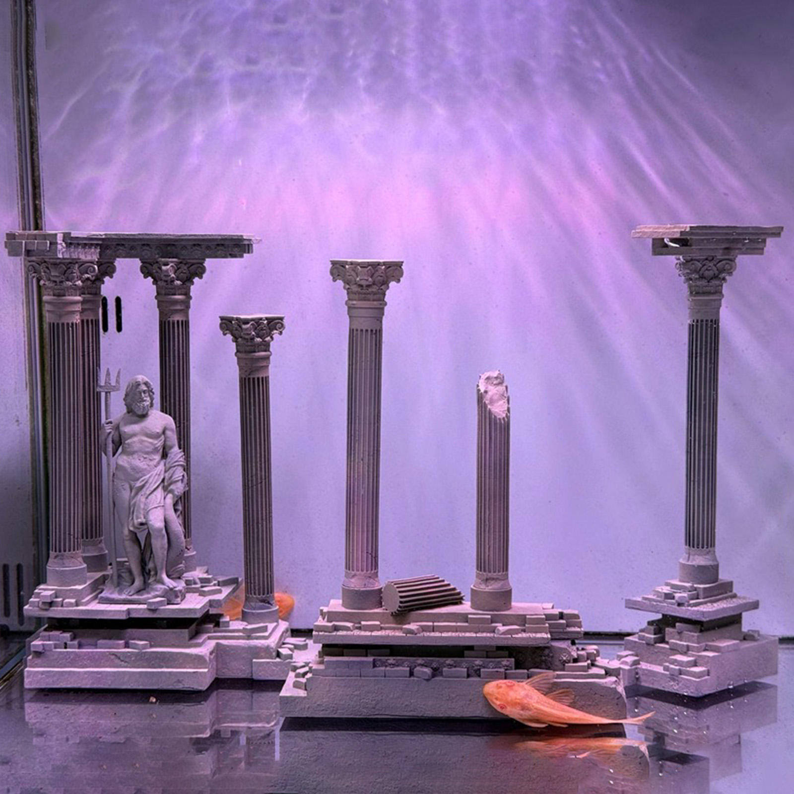 Roman Column Decoration Resin  - Aquarium Fish Cichlid review and price