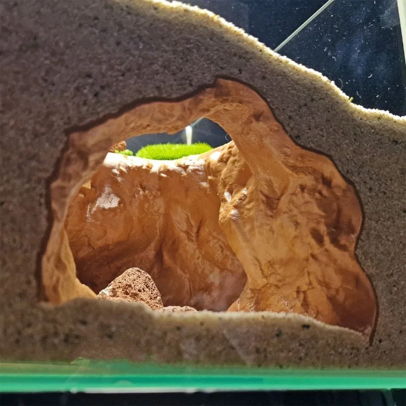 Sinkhole Cave Aquarium Ornamen - Aquarium Fish Hide review and price