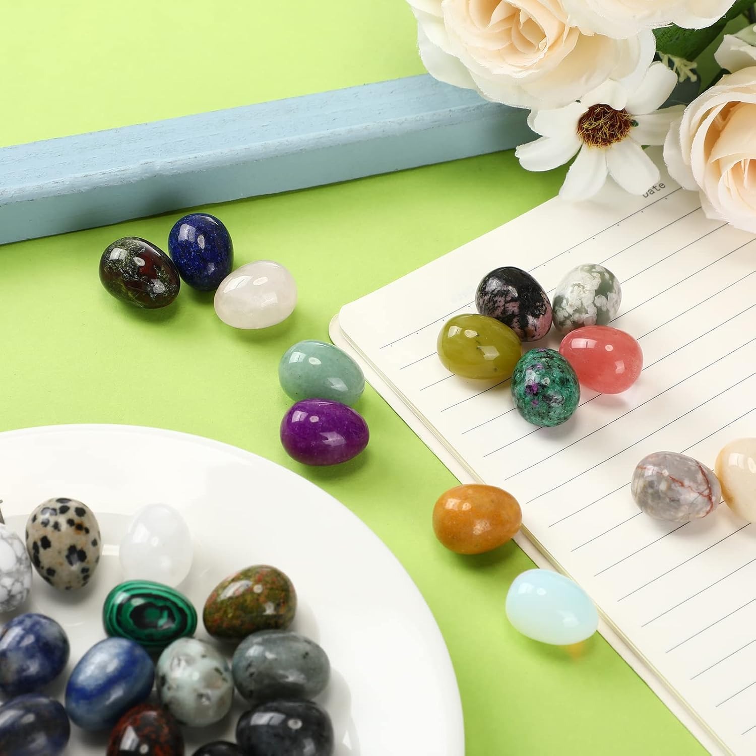 8  pcs natural crystal beads,  - Aquarium Fish Cichlid review and price