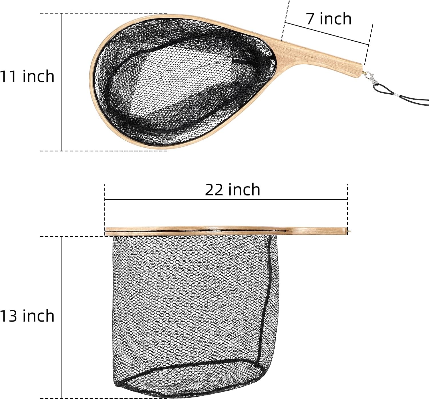 Wooden Fishing Nets with Handl - Fish Net Handle review and price