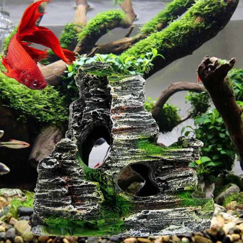 Aquarium Sandstone Decoration  - Aquarium Fish Hide review and price