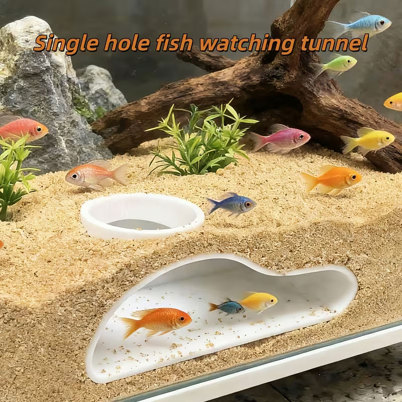 Apcarium Fish Tunnel Hideout | - Aquarium Fish Hide review and price