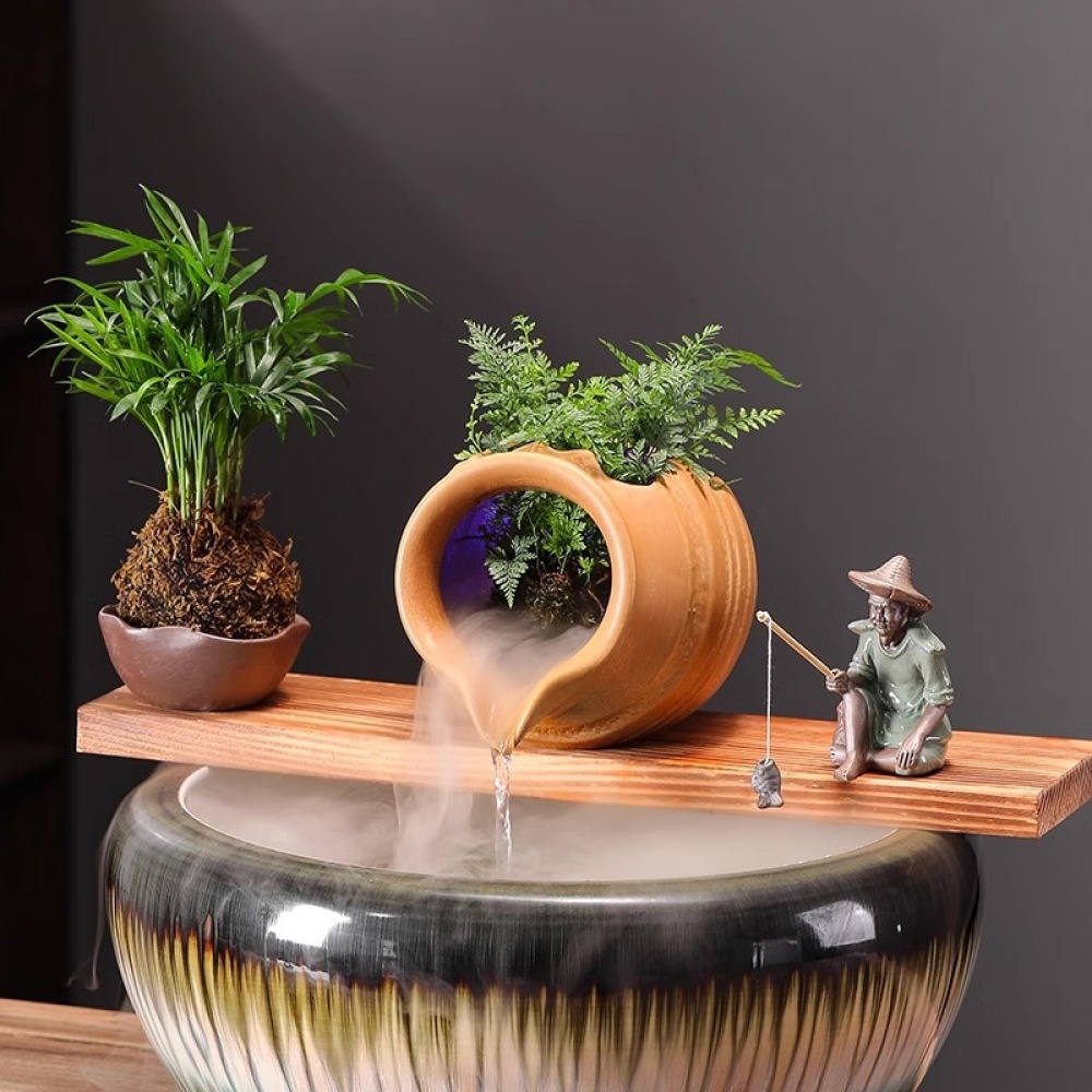 Ceramic Water Fountain Jar Fis - Aquarium Fish Jar review and price