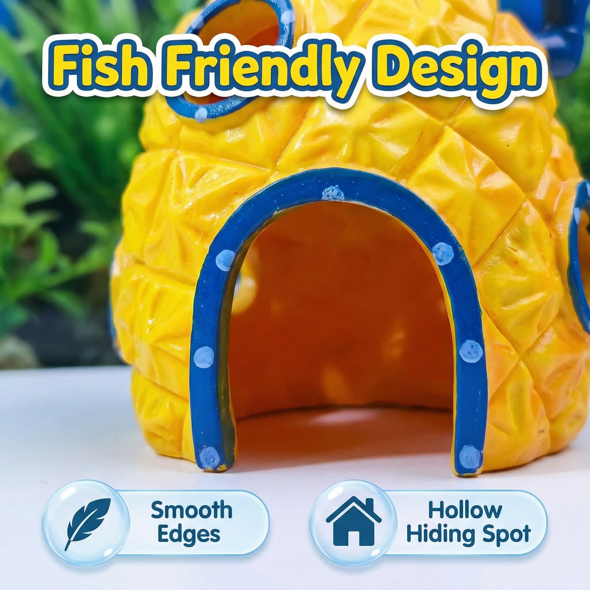 Pineapple House Aquarium Decor - Aquarium Fish Hide review and price