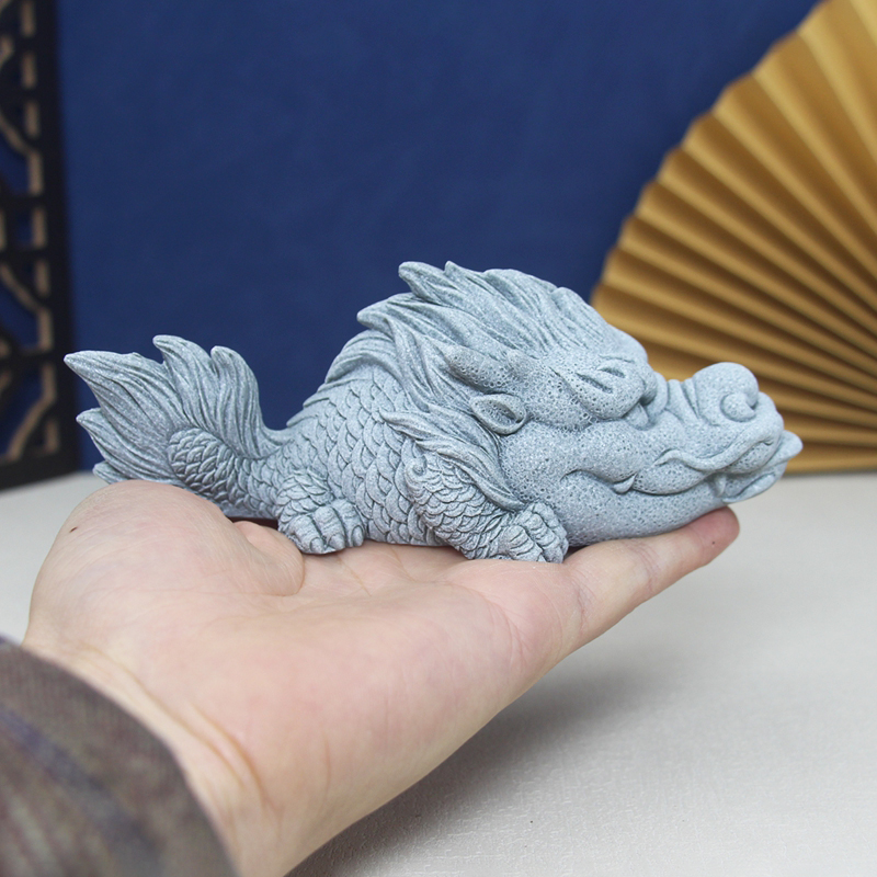 Artificial Stone Elephant Lion - Aquarium Fish Dragon review and price